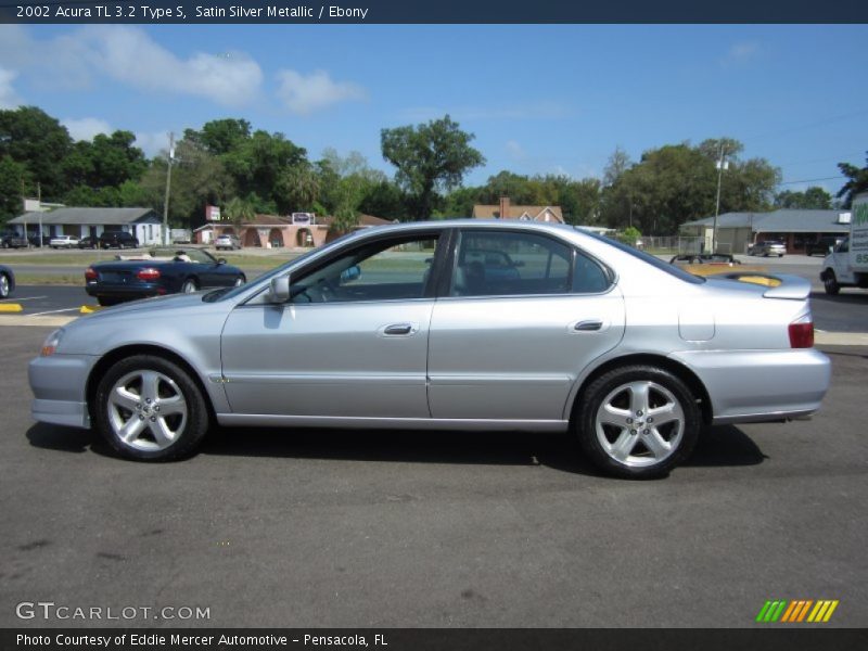 Satin Silver Metallic / Ebony 2002 Acura TL 3.2 Type S