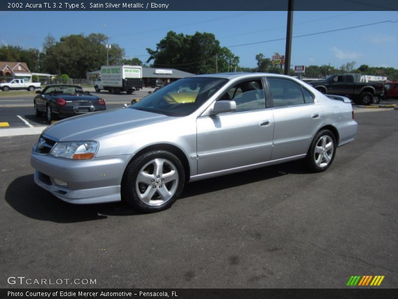 Satin Silver Metallic / Ebony 2002 Acura TL 3.2 Type S