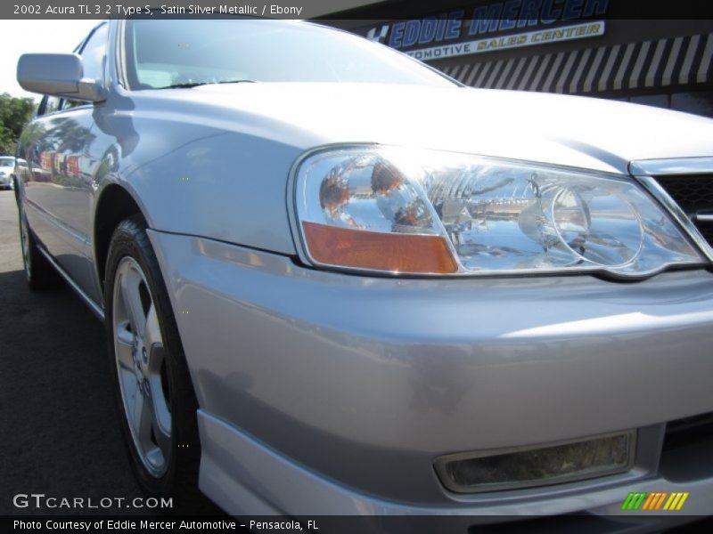 Satin Silver Metallic / Ebony 2002 Acura TL 3.2 Type S