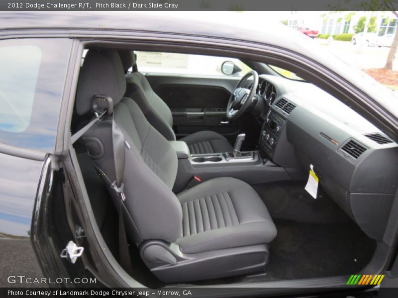 Pitch Black / Dark Slate Gray 2012 Dodge Challenger R/T