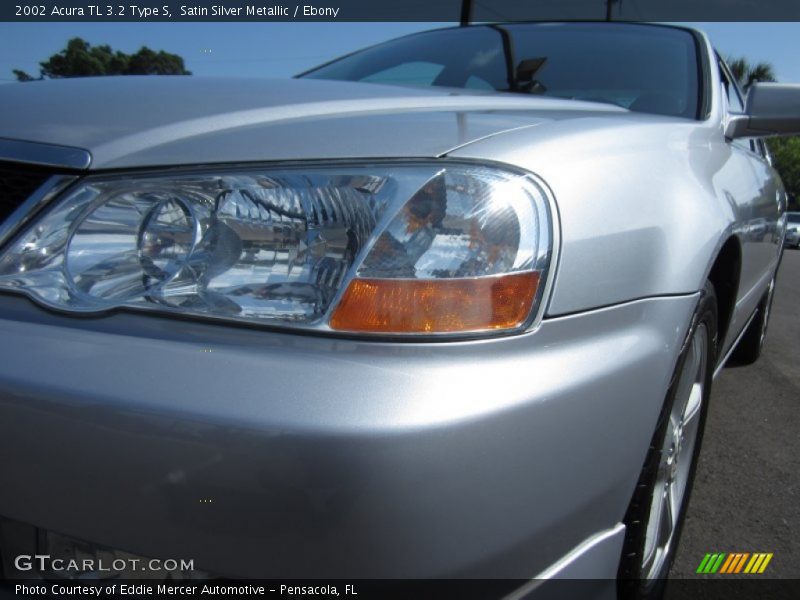 Satin Silver Metallic / Ebony 2002 Acura TL 3.2 Type S