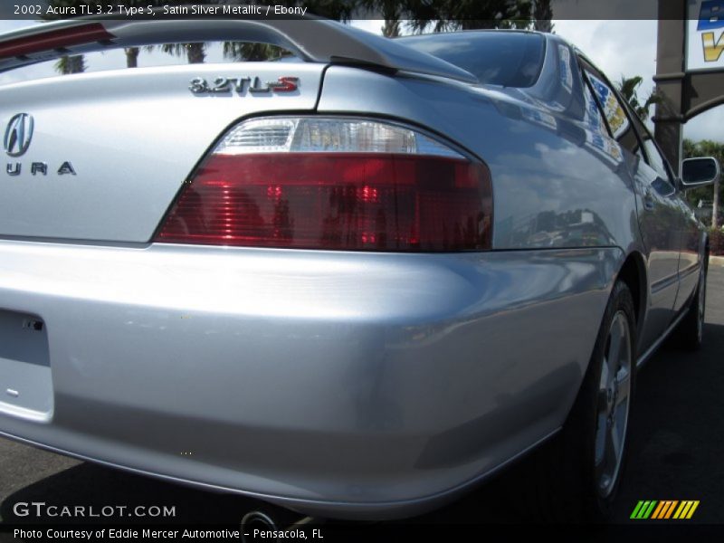 Satin Silver Metallic / Ebony 2002 Acura TL 3.2 Type S