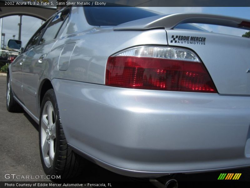 Satin Silver Metallic / Ebony 2002 Acura TL 3.2 Type S