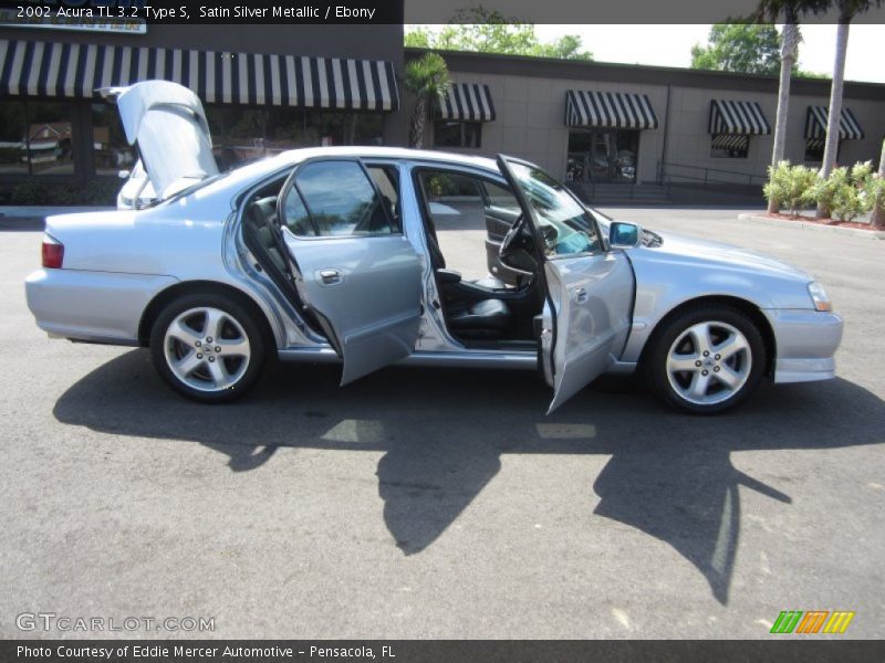 Satin Silver Metallic / Ebony 2002 Acura TL 3.2 Type S