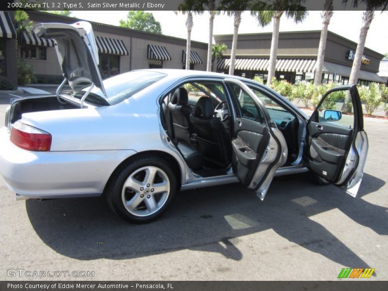 Satin Silver Metallic / Ebony 2002 Acura TL 3.2 Type S