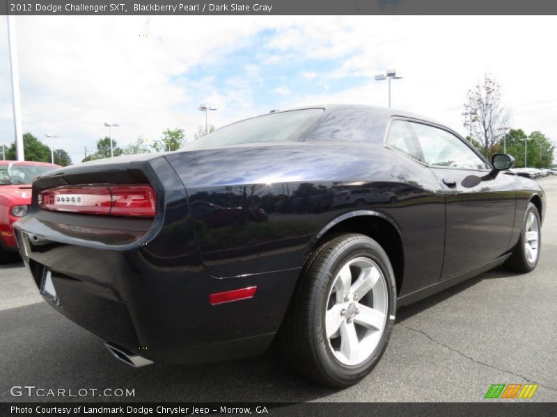 Blackberry Pearl / Dark Slate Gray 2012 Dodge Challenger SXT