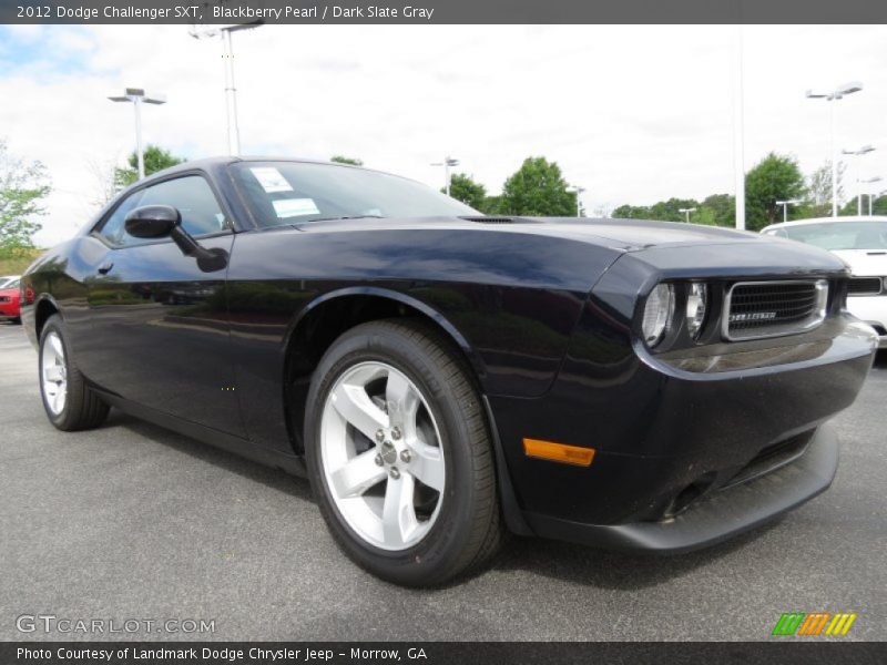 Blackberry Pearl / Dark Slate Gray 2012 Dodge Challenger SXT