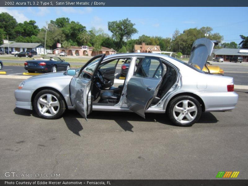 Satin Silver Metallic / Ebony 2002 Acura TL 3.2 Type S