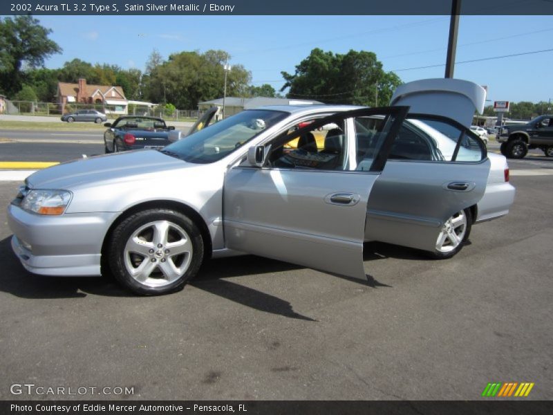 Satin Silver Metallic / Ebony 2002 Acura TL 3.2 Type S