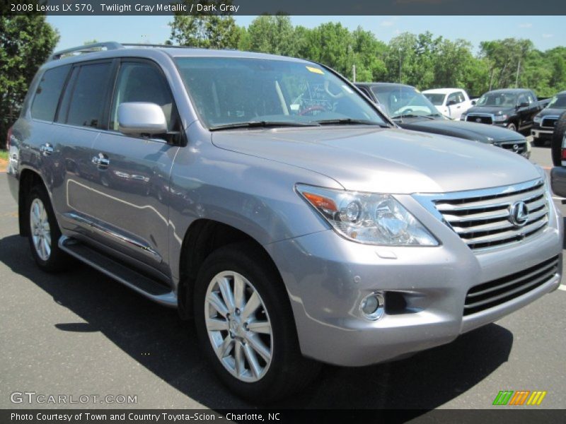 Twilight Gray Metallic / Dark Gray 2008 Lexus LX 570