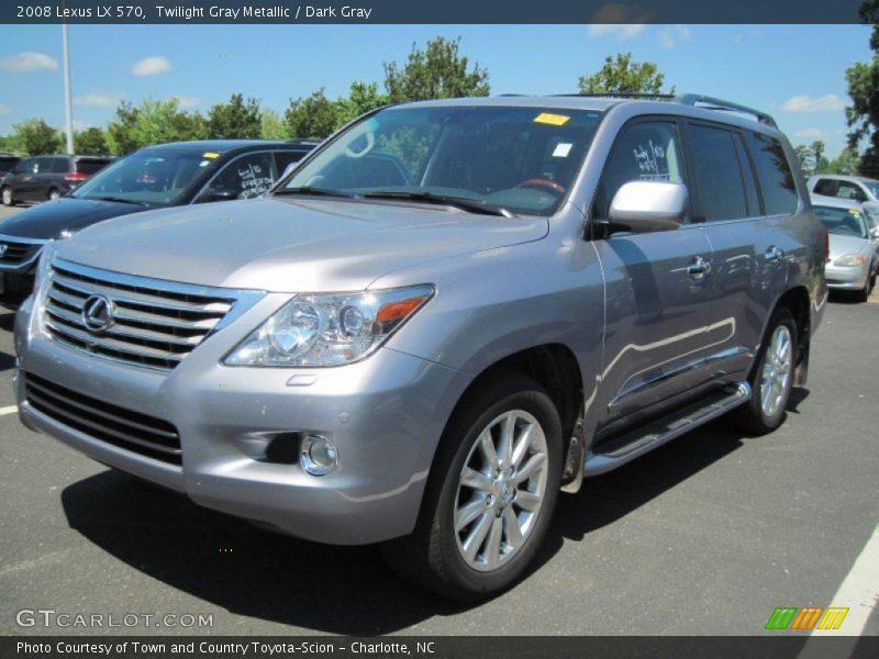 Twilight Gray Metallic / Dark Gray 2008 Lexus LX 570