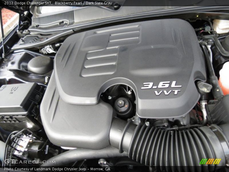 Blackberry Pearl / Dark Slate Gray 2012 Dodge Challenger SXT