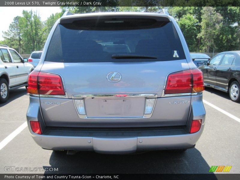 Twilight Gray Metallic / Dark Gray 2008 Lexus LX 570