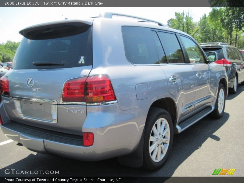 Twilight Gray Metallic / Dark Gray 2008 Lexus LX 570