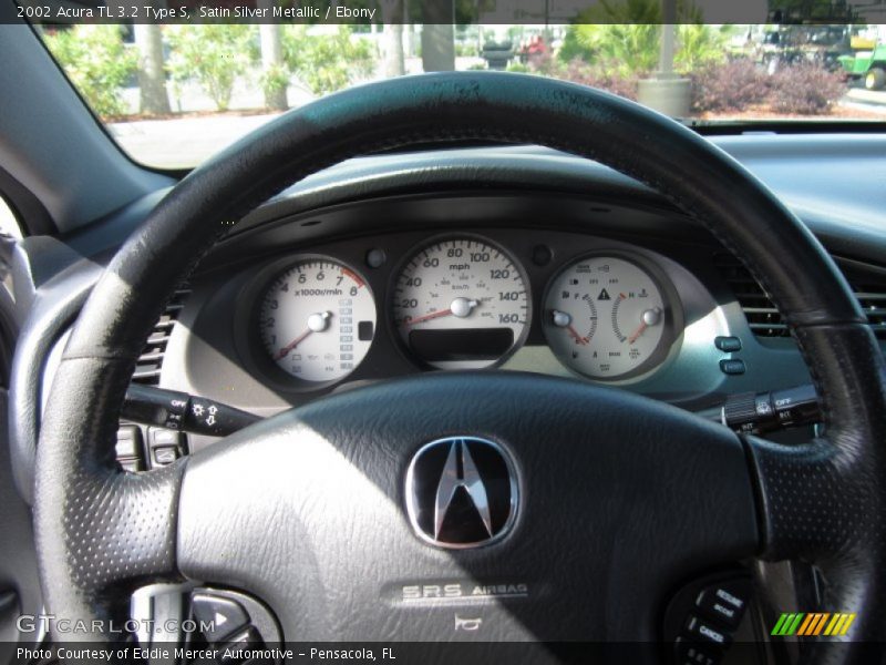 Satin Silver Metallic / Ebony 2002 Acura TL 3.2 Type S