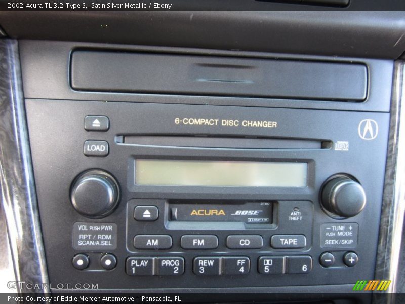 Satin Silver Metallic / Ebony 2002 Acura TL 3.2 Type S