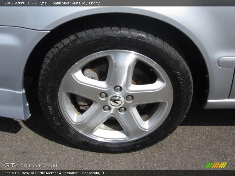 Satin Silver Metallic / Ebony 2002 Acura TL 3.2 Type S