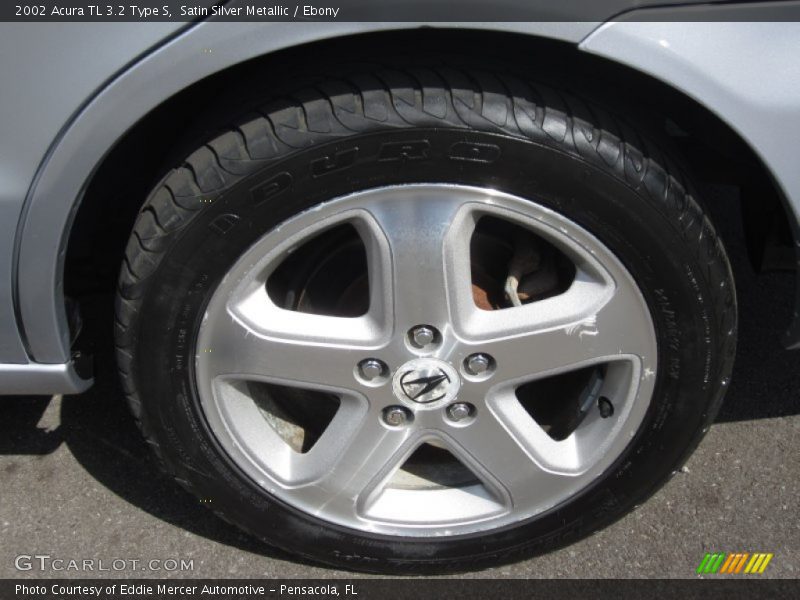 Satin Silver Metallic / Ebony 2002 Acura TL 3.2 Type S