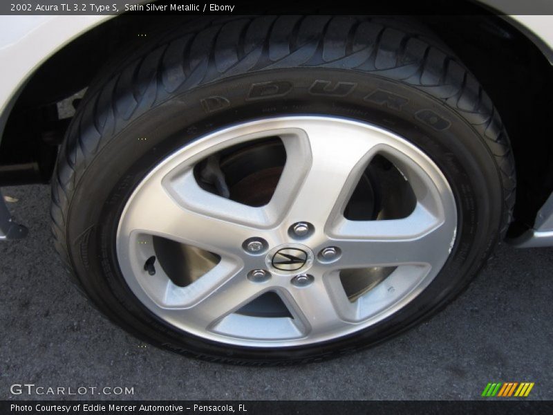 Satin Silver Metallic / Ebony 2002 Acura TL 3.2 Type S
