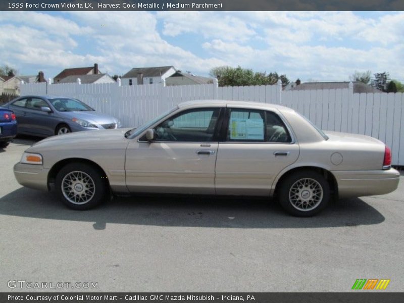 Harvest Gold Metallic / Medium Parchment 1999 Ford Crown Victoria LX