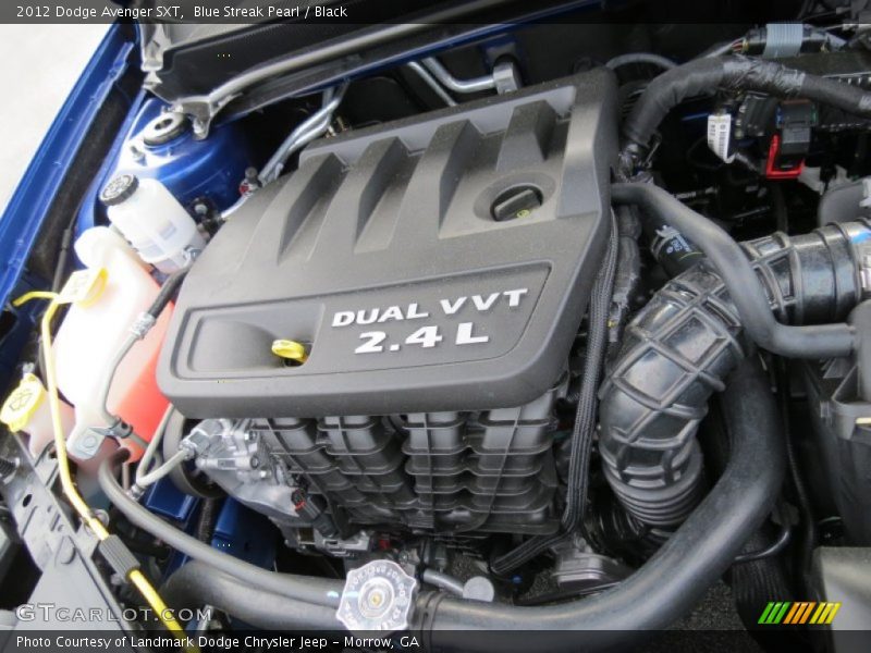 Blue Streak Pearl / Black 2012 Dodge Avenger SXT