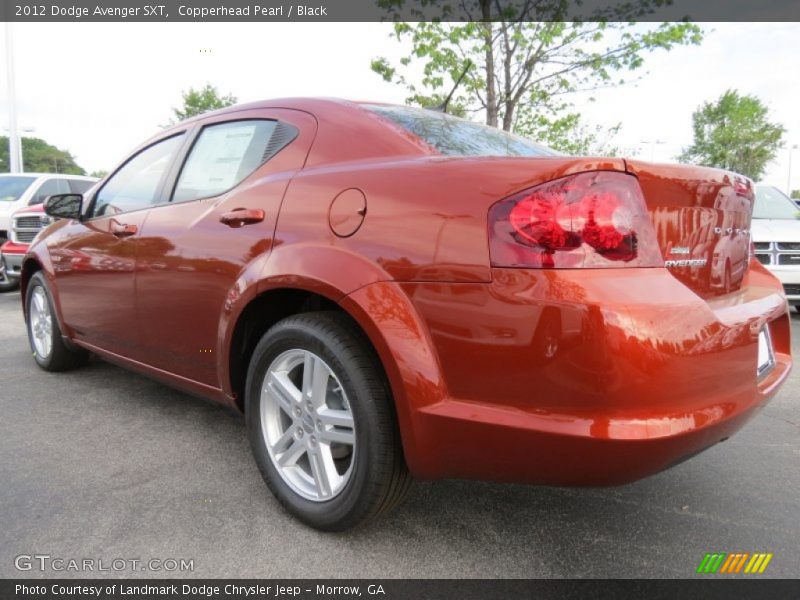Copperhead Pearl / Black 2012 Dodge Avenger SXT