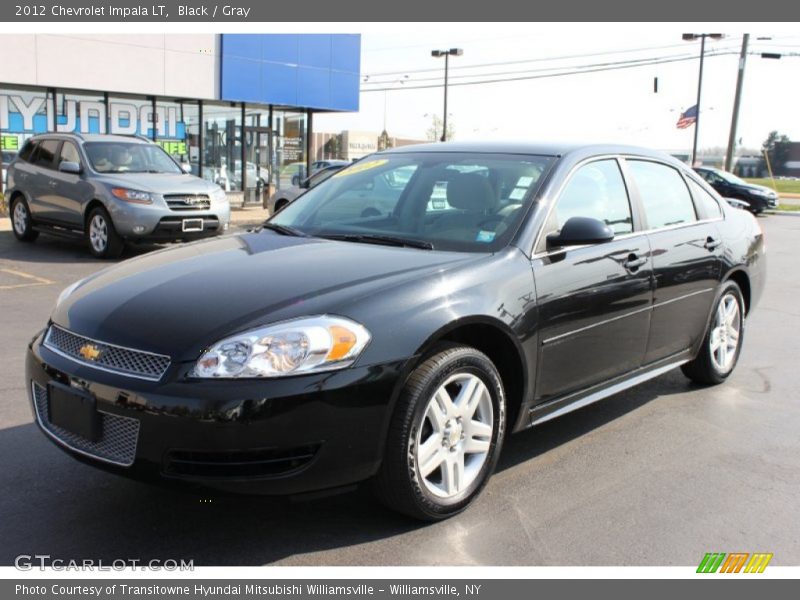 Black / Gray 2012 Chevrolet Impala LT