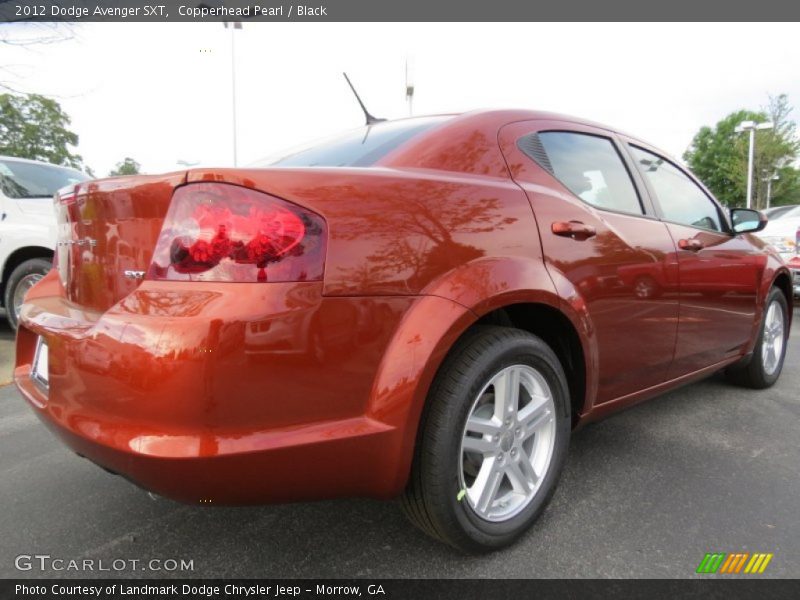 Copperhead Pearl / Black 2012 Dodge Avenger SXT