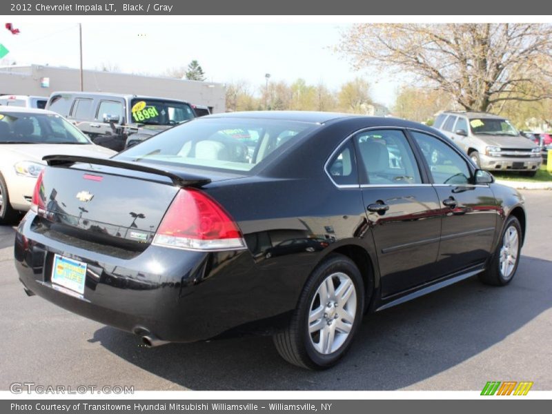 Black / Gray 2012 Chevrolet Impala LT