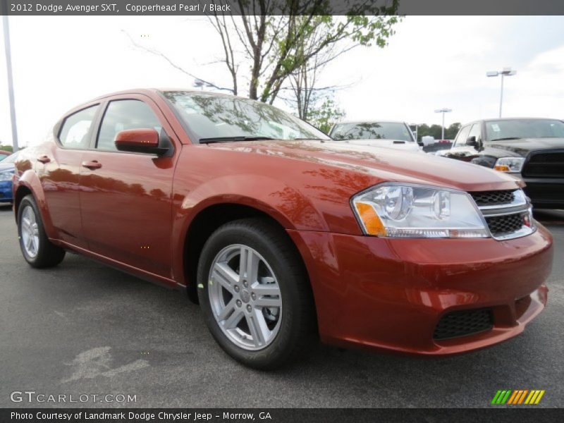 Copperhead Pearl / Black 2012 Dodge Avenger SXT