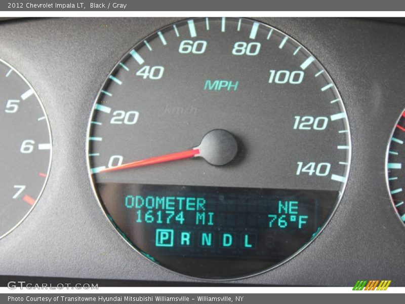 Black / Gray 2012 Chevrolet Impala LT