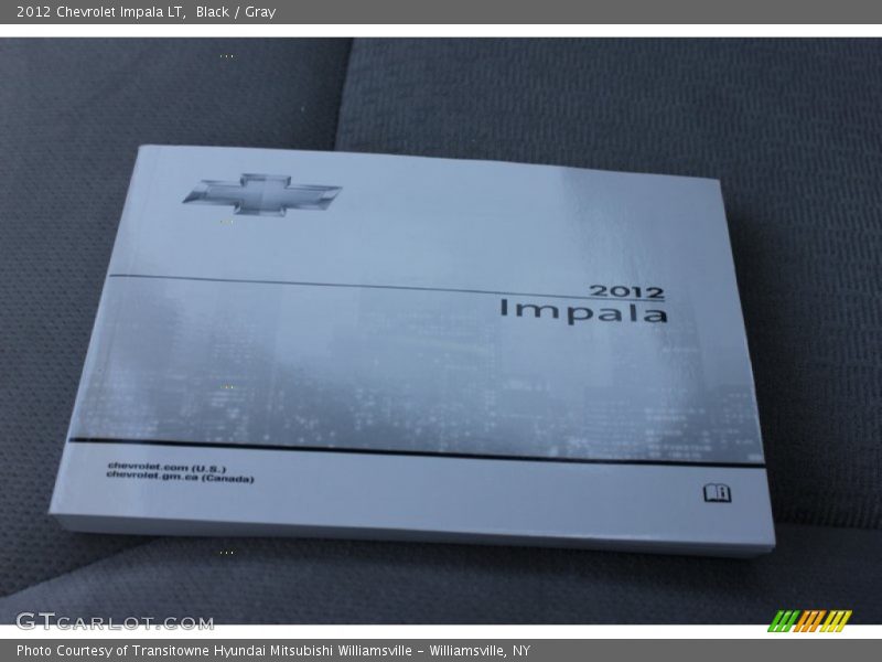 Black / Gray 2012 Chevrolet Impala LT