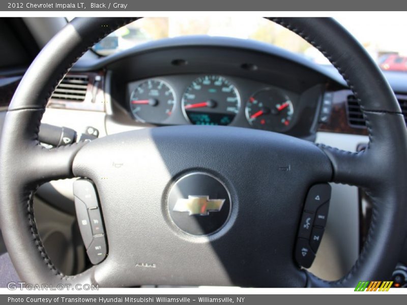 Black / Gray 2012 Chevrolet Impala LT