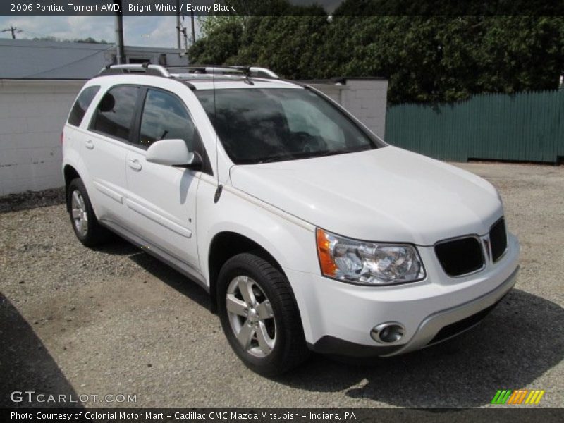 Bright White / Ebony Black 2006 Pontiac Torrent AWD