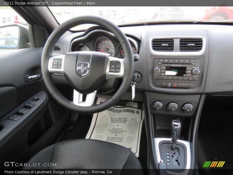 Copperhead Pearl / Black 2012 Dodge Avenger SXT