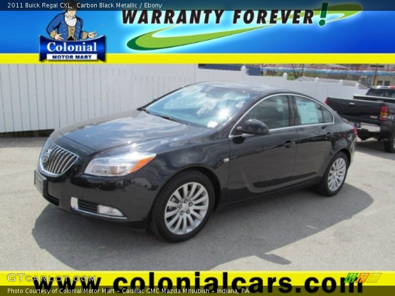 Carbon Black Metallic / Ebony 2011 Buick Regal CXL