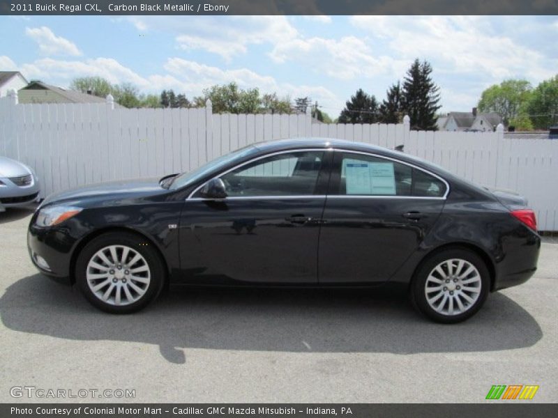 Carbon Black Metallic / Ebony 2011 Buick Regal CXL