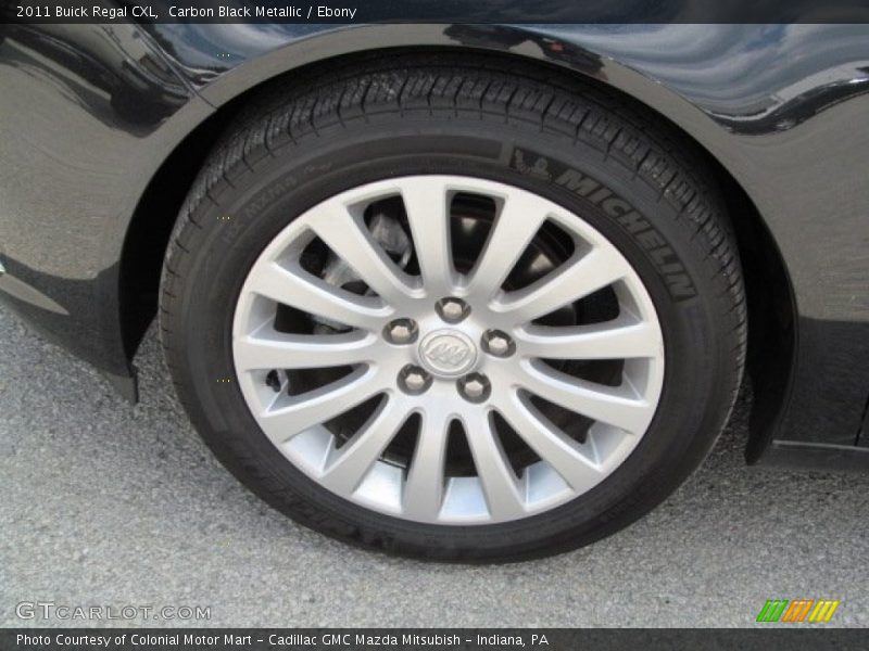 Carbon Black Metallic / Ebony 2011 Buick Regal CXL