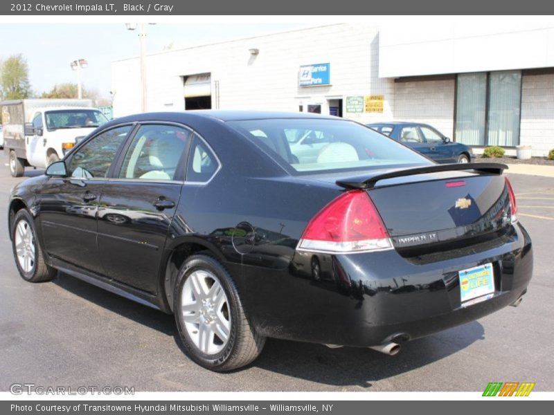 Black / Gray 2012 Chevrolet Impala LT