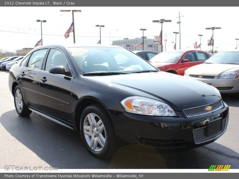 Black / Gray 2012 Chevrolet Impala LT