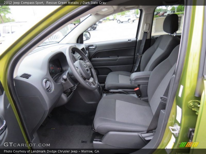 Rescue Green Metallic / Dark Slate Gray 2012 Jeep Compass Sport