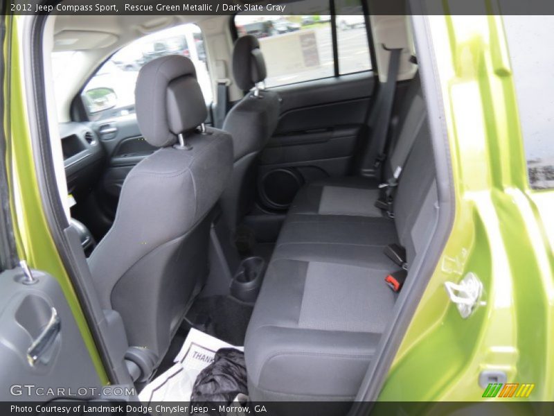 Rescue Green Metallic / Dark Slate Gray 2012 Jeep Compass Sport