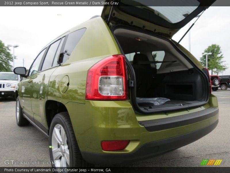 Rescue Green Metallic / Dark Slate Gray 2012 Jeep Compass Sport