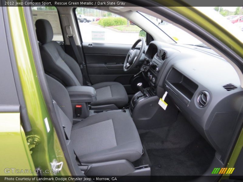 Rescue Green Metallic / Dark Slate Gray 2012 Jeep Compass Sport