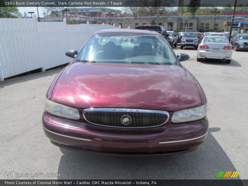 Dark Carmine Red Metallic / Taupe 1999 Buick Century Custom