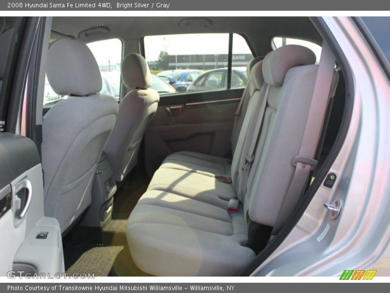 Bright Silver / Gray 2008 Hyundai Santa Fe Limited 4WD