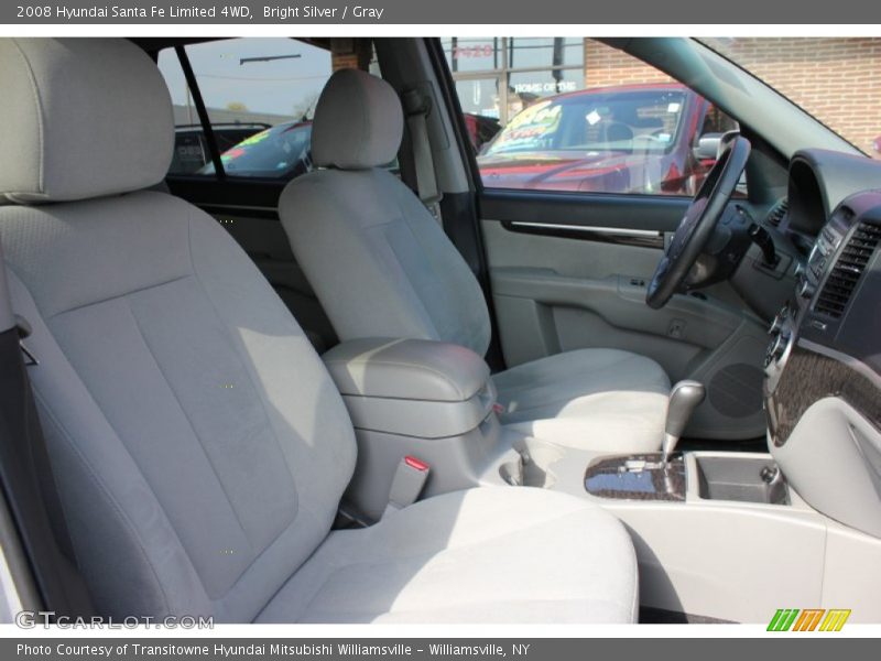 Bright Silver / Gray 2008 Hyundai Santa Fe Limited 4WD