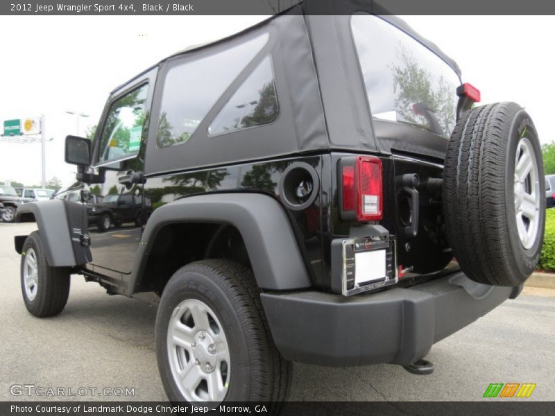 Black / Black 2012 Jeep Wrangler Sport 4x4