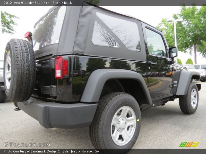 Black / Black 2012 Jeep Wrangler Sport 4x4