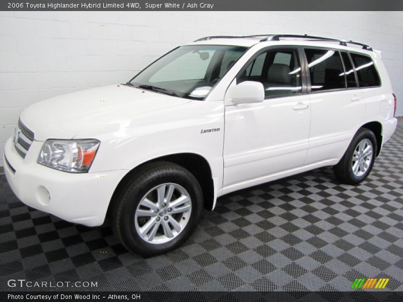 Super White / Ash Gray 2006 Toyota Highlander Hybrid Limited 4WD